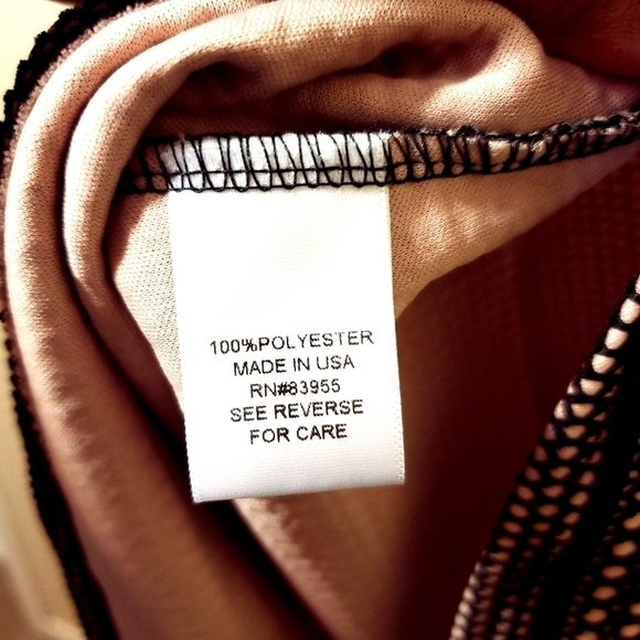 CURVY Sense Stretch Black and Tan Dress Size 1X - Picture 7 of 7